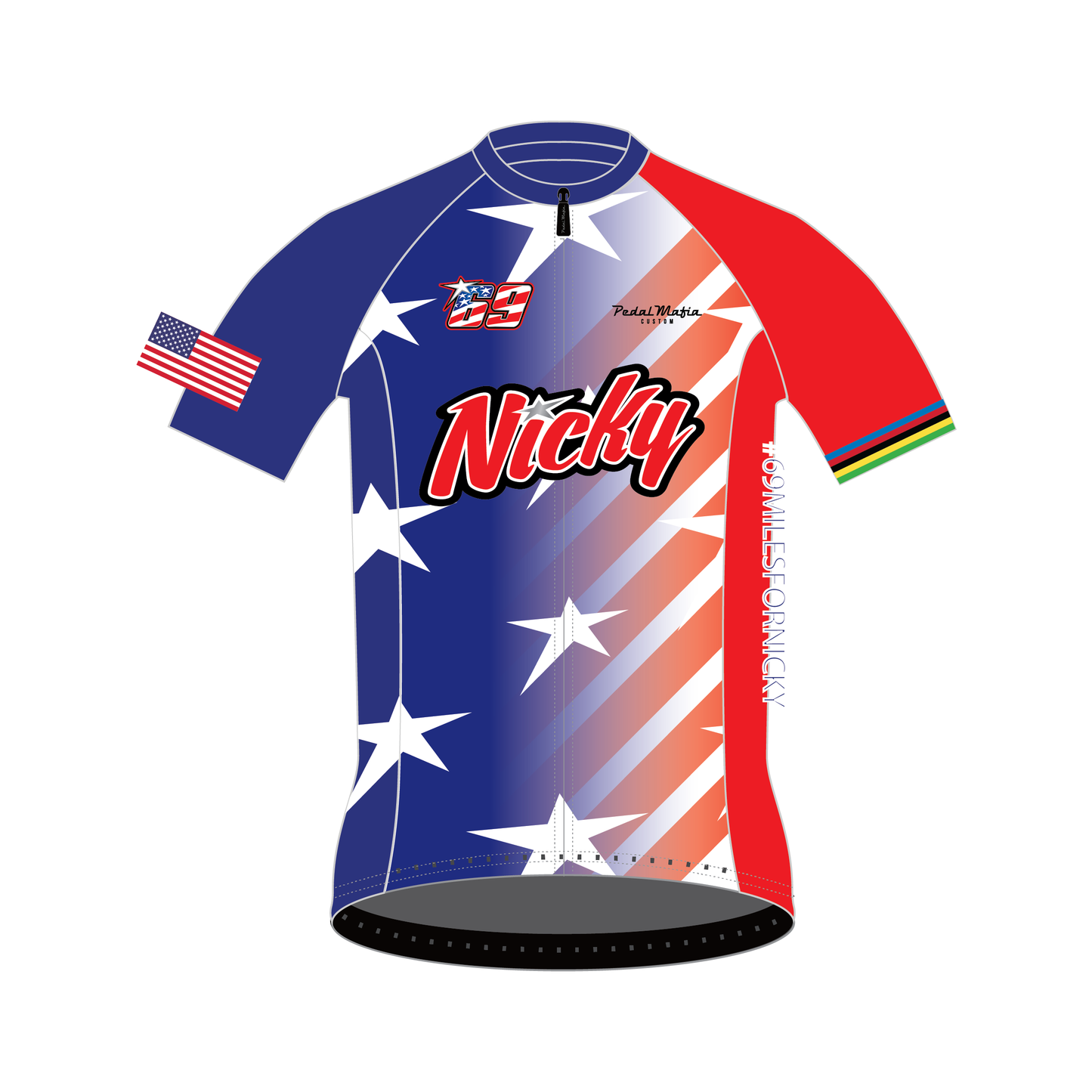 Limited Edition “69 Miles” Nicky Hayden Men’s Cycling Jersey 2024