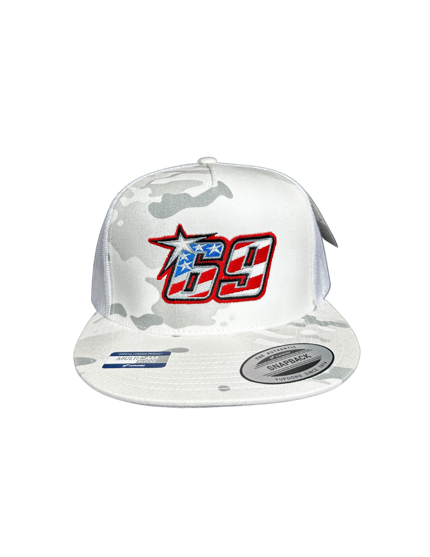 Nicky Hayden 69 Memorial Snapback - White Camo