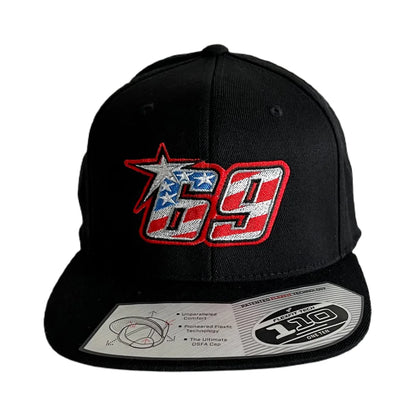 Nicky Hayden 69 Memorial Snapback - Black